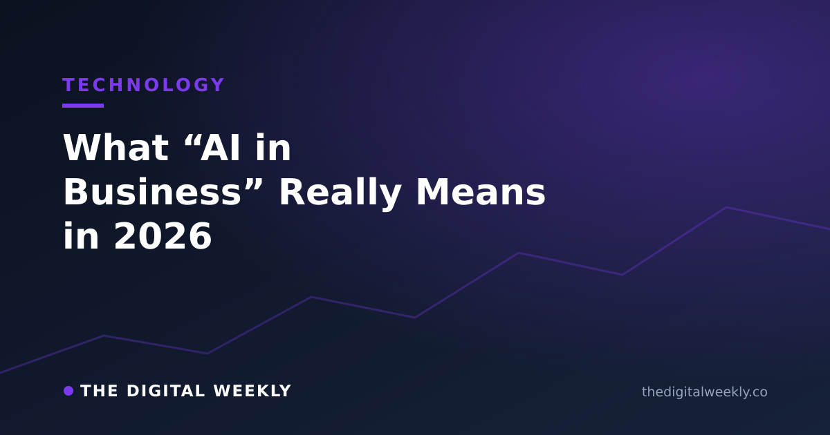 What “AI in Business” Really Means in 2026